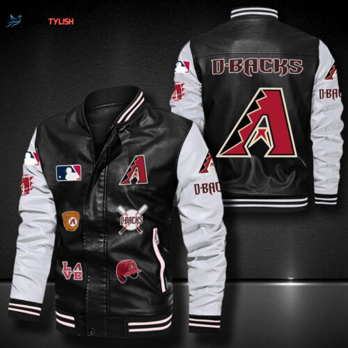 Arizona Diamondbacks Leather Bomber Jacket
