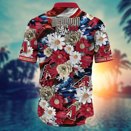 Arizona Diamondbacks MLB Hawaii Shirt Independence Day, Summer Shirts