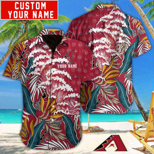 Arizona Diamondbacks MLB-Hawaiian Shirt  For Men Women