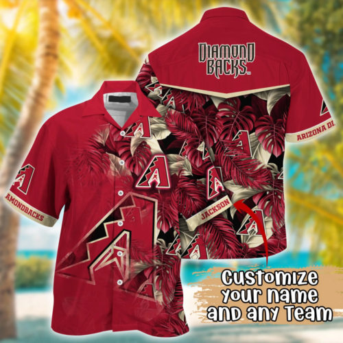 Arizona Diamondbacks MLB Summer Hawaii Shirt   Custom Football Shirts