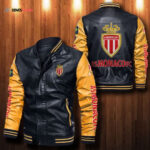 As Monaco Leather Bomber Jacket