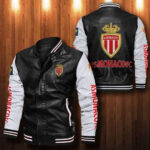 As Monaco Leather Bomber Jacket