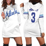 Atlanta Braves Hoodie Dress For Women
