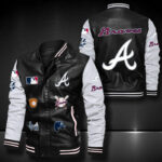 Atlanta Braves Leather Bomber Jacket