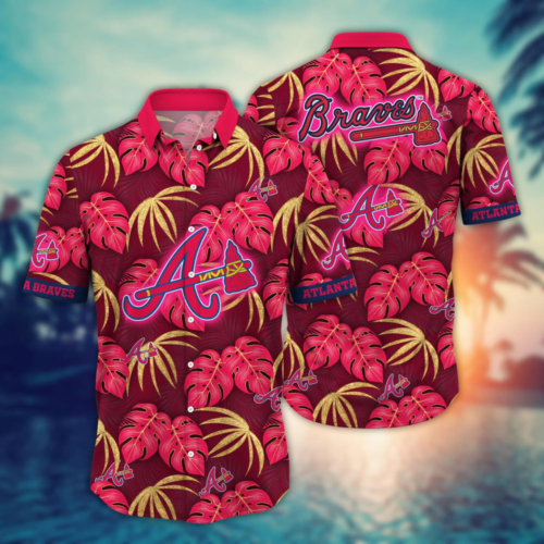 Atlanta Braves MLB Flower Hawaii Shirt And Tshirt For Fans, Summer Football Shirts