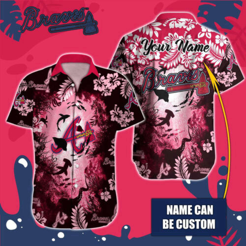Atlanta Braves MLB-Hawaiian Shirt Custom  For Men Women