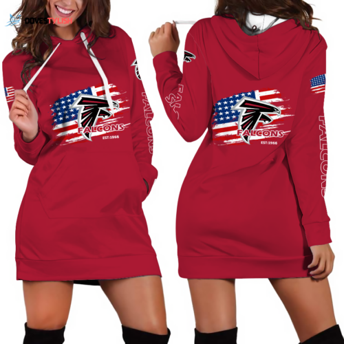 Atlanta Falcons Hoodie Dress For Women