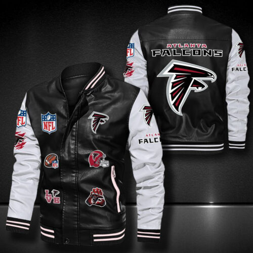 Atlanta Falcons Leather Bomber Jacket