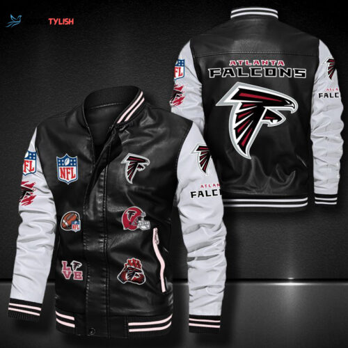 Atlanta Falcons Leather Bomber Jacket