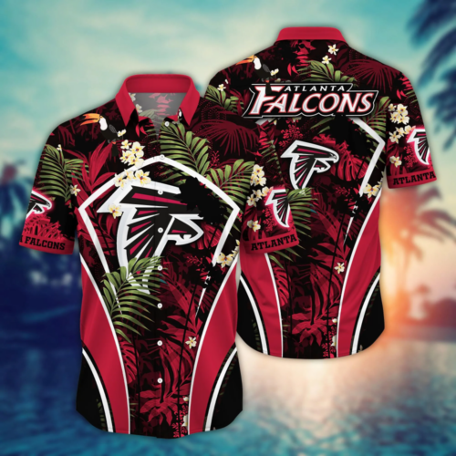 Atlanta Falcons NFL Flower Hawaii Shirt  For Fans, Summer Football Shirts