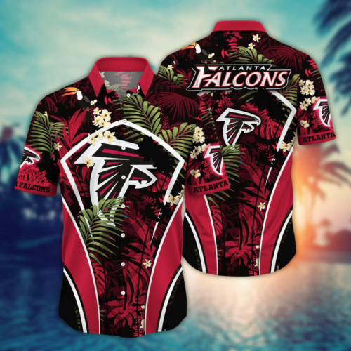 Atlanta Falcons NFL Flower Hawaii Shirt  For Fans, Summer Football Shirts NA49302