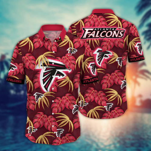 Atlanta Falcons NFL Flower Hawaii Shirt   For Fans, Summer Football Shirts