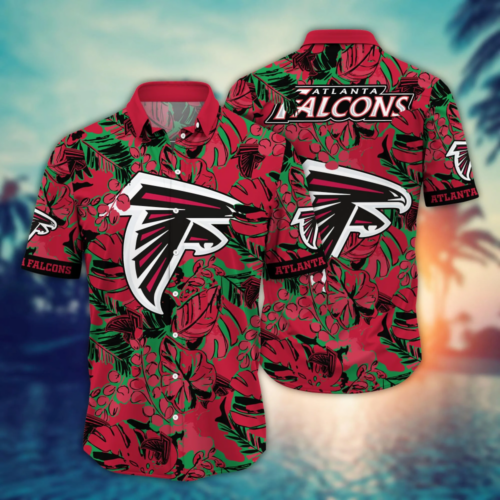 Atlanta Falcons NFL Flower Hawaii Shirt  For Fans, Summer Football Shirts