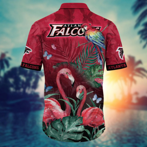 Atlanta Falcons NFL Flower Hawaii Shirt   For Fans, Summer Football Shirts