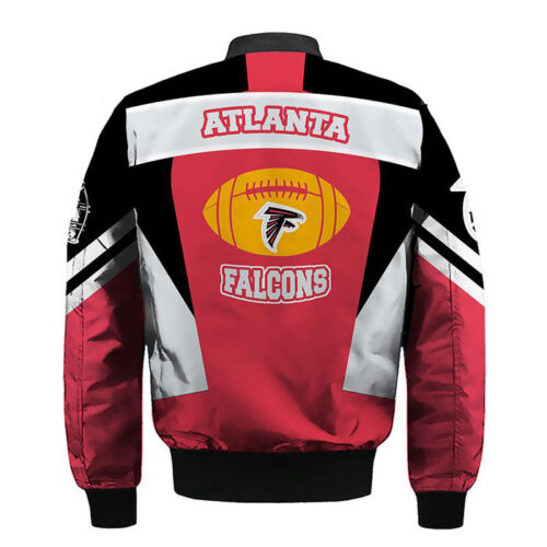 Atlanta Falcons Skull Red Bomber Jacket