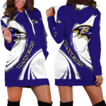 Baltimore Ravens Hoodie Dress For Women