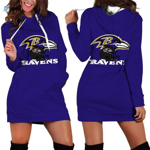 Baltimore Ravens Hoodie Dress For Women