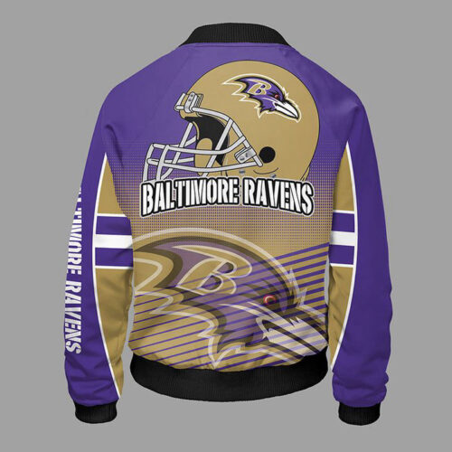 Baltimore Ravens Violet Bomber Jacket