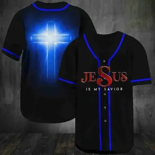 Baseball Tee Jesus – Our God is three in one Baseball Tee Jersey Shirt Gift For Men Women
