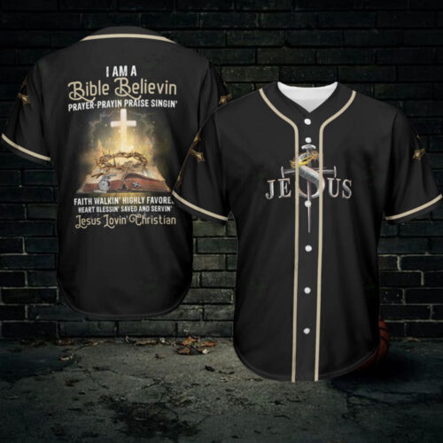 Baseball Tee Jesus Loving Christian Baseball Tee Jersey Shirt Gift For Men Women