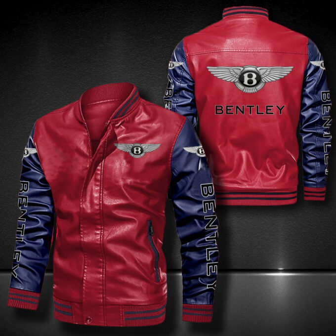 Bentley Leather Bomber Jacket