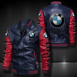 BMW Leather Bomber Jacket