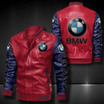 BMW Leather Bomber Jacket