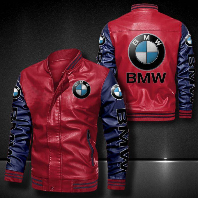 BMW Leather Bomber Jacket