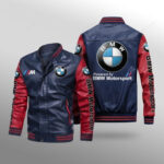 Bmw Leather Bomber Jacket