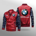 Bmw Leather Bomber Jacket