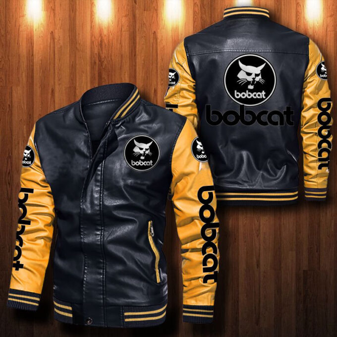 Bobcat Leather Bomber Jacket