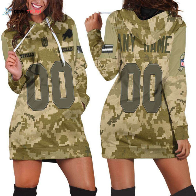 Buffalo Bills Hoodie Dress For Women