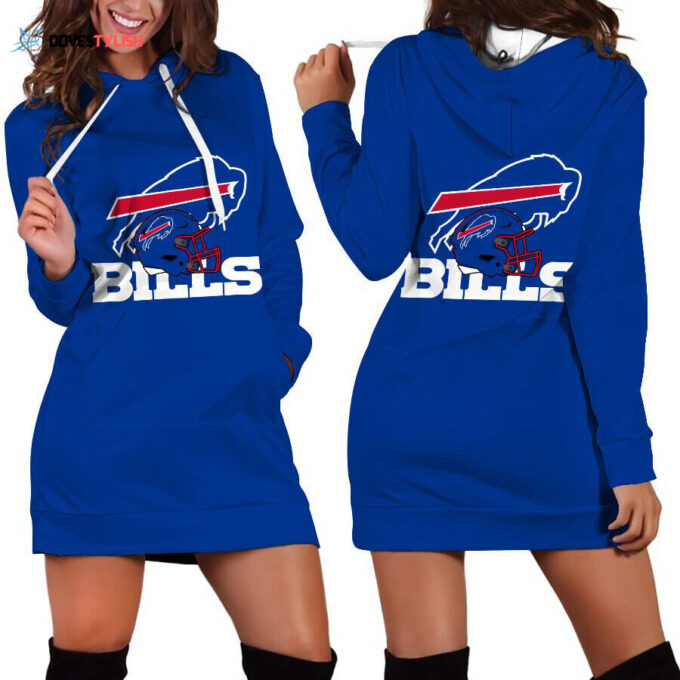 Buffalo Bills Hoodie Dress For Women