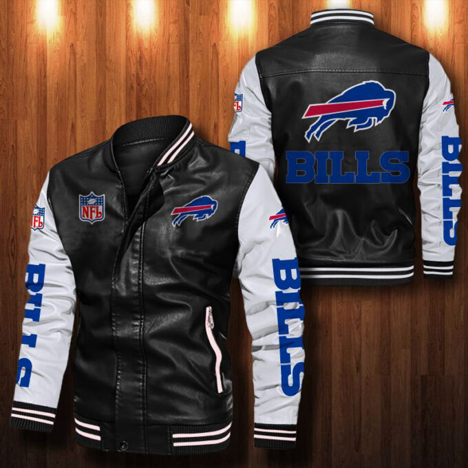 Buffalo Bills Leather Bomber Jacket