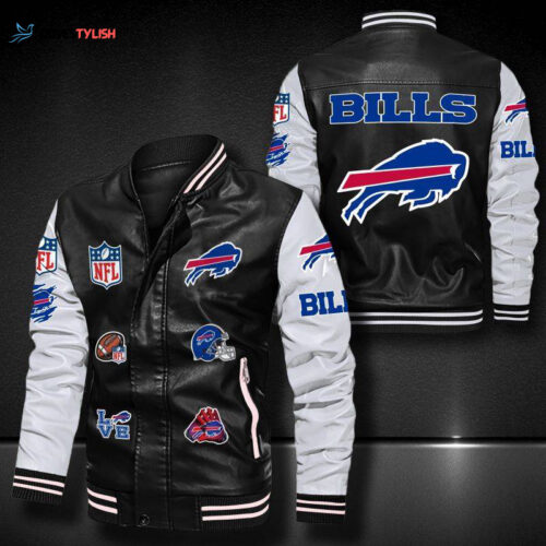 Buffalo Bills Leather Bomber Jacket
