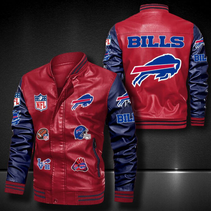 Buffalo Bills Leather Bomber Jacket