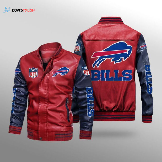 Buffalo Bills Leather Bomber Jacket