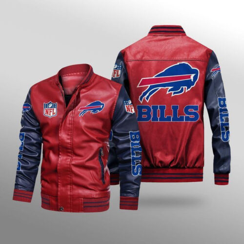 Buffalo Bills Leather Bomber Jacket