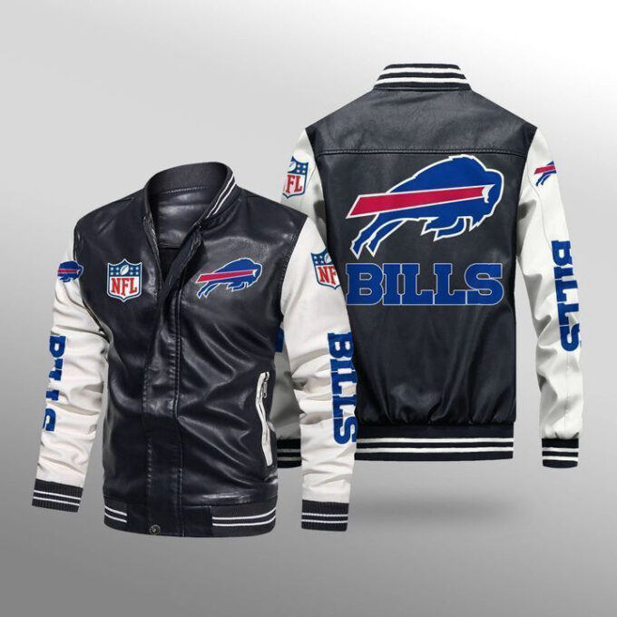 Buffalo Bills Leather Bomber Jacket