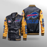 Buffalo Bills Leather Bomber Jacket