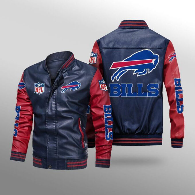 Buffalo Bills Leather Bomber Jacket