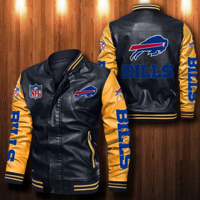 Buffalo Bills Leather Bomber Jacket