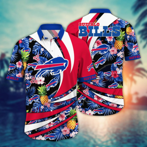 Buffalo Bills NFL Flower Hawaii Shirt  For Fans, Summer Football Shirts