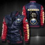 Buffalo Sabres Leather Bomber Jacket