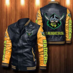 Canberra Raiders Leather Bomber Jacket