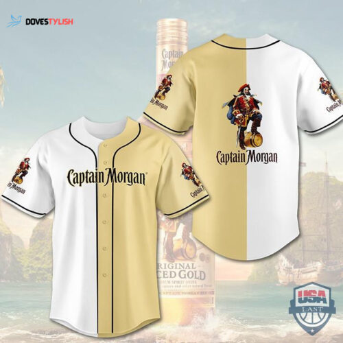 Captain Morgan Baseball Jersey Shirt