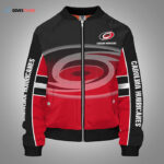 Carolina Hurricanes Red Bomber Jacket