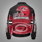 Carolina Hurricanes Red Bomber Jacket