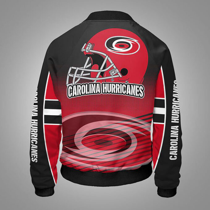 Carolina Hurricanes Red Bomber Jacket