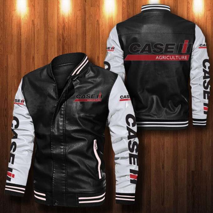 Case IH Leather Bomber Jacket